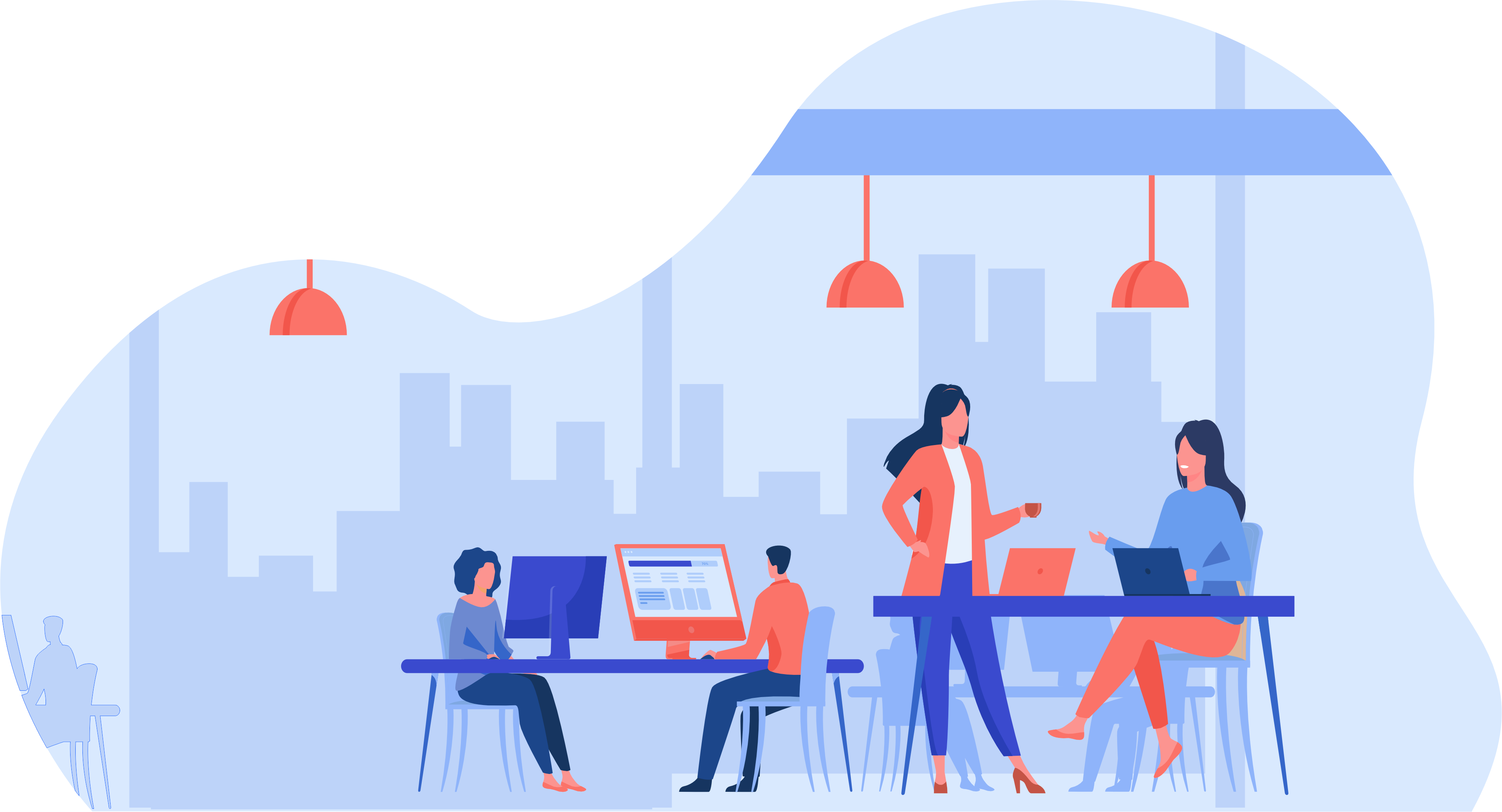 Ilustrasi Kantor